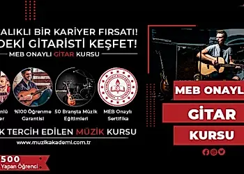 MEB Onaylı Gitar Kursu Fiyatları - Erken Kayıtta %50 İndirim