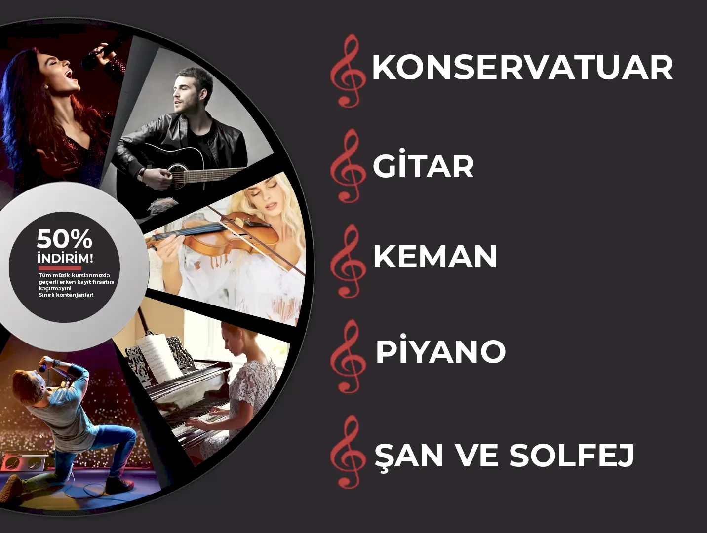 müzik ve enstrüman eğitimleri
